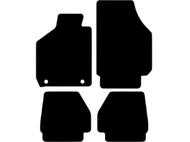 MATTENSET VELOURS (DONKERGRIJS) PORSCH 911 TARGA-CABRIO 1974-1989