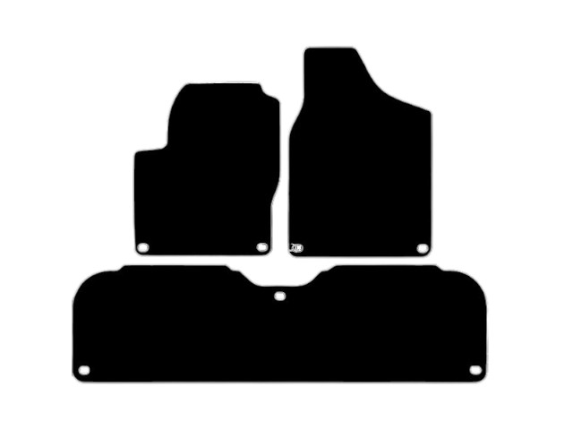 MATTENSET VOOR VELOURS (DONKERGRIJS) VW SHARAN 2006-2010