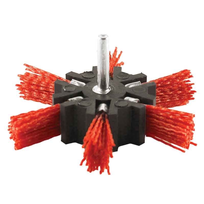 ABRACS 100MM FILAMENTSTRIP BORSTEL - ROOD