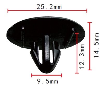 CLIP PEUGEOT, CITROEN OE: 6822N5, 9046709050 2