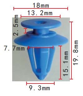 BEKLEDING CLIP OE: 7701053516, 7L5853994 2