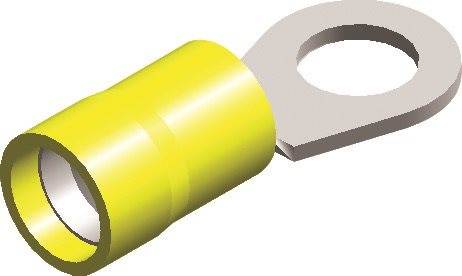 PVC KABELSCHOEN 538 OOG GEEL M5 (5,3)