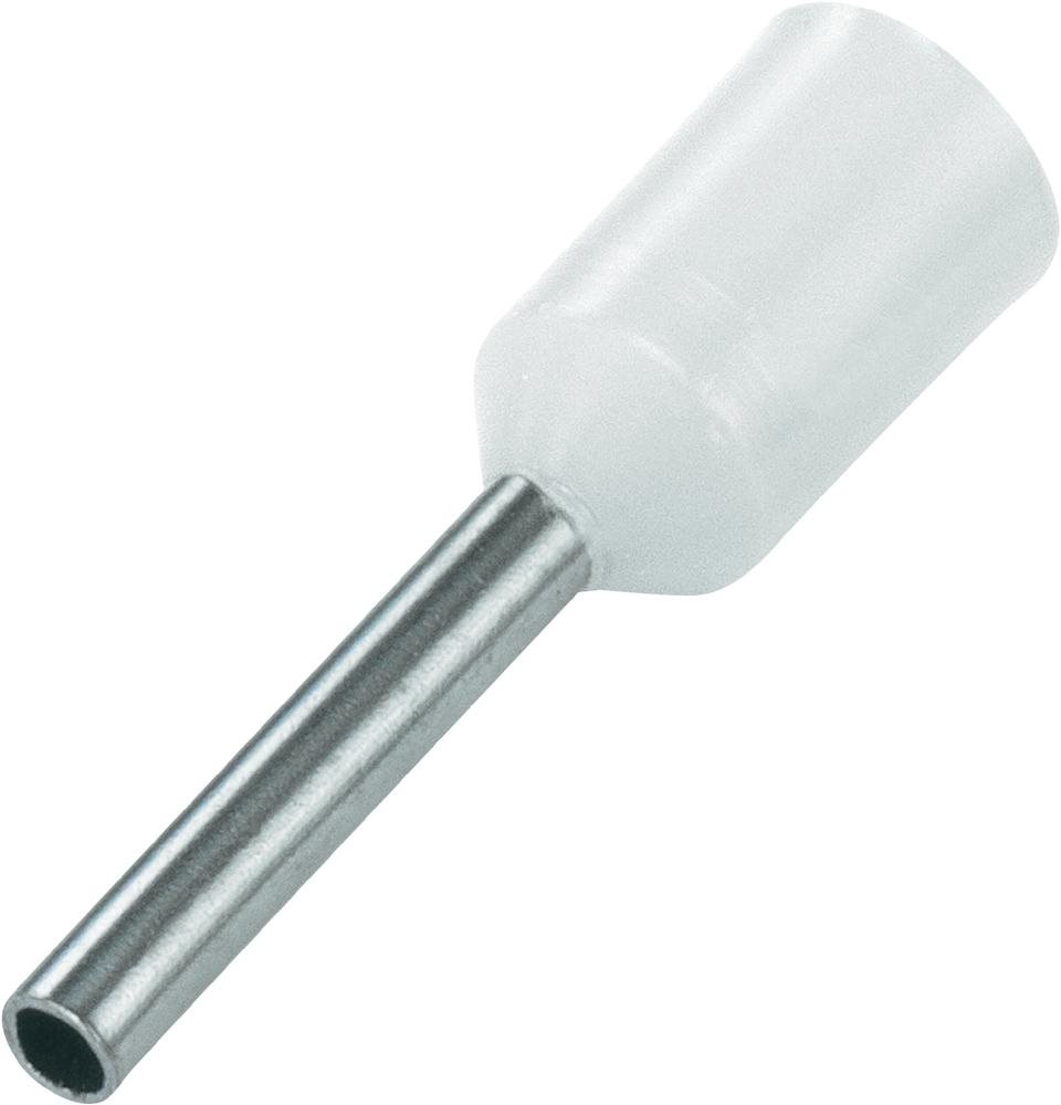ADEREINDHULS WIT 0,5MM² LENGTE=8