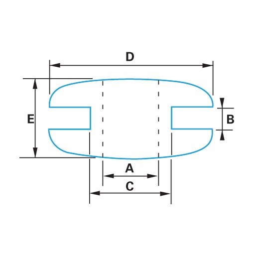 DOORVOERTULE Ø 33,3-17,5MM (11/16") 2