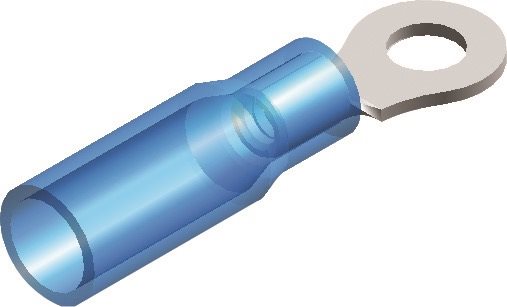 THERMOSEAL NYLON RING BLAUW M4 (4,3X8,5)