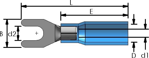 THERMOSEAL NYLON VORK BLAUW M5 (5,3X9,5) 2