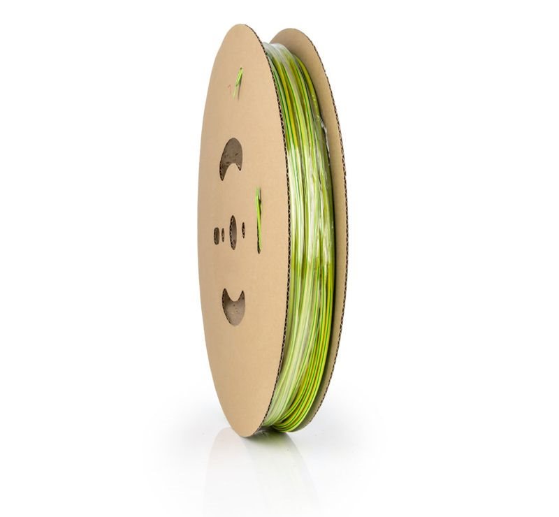 KRIMPKOUS OP HASPEL 2:1 GROEN/GEEL 19,1-9,5MM (30M)