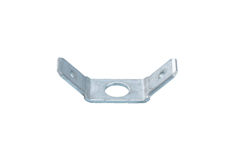 VLAKSTEKER MS ON 45° DUBBEL TONG 6,3X0,8 3,7MM