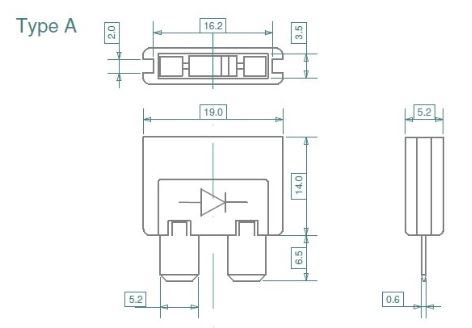 DIODE NORM/ATO 1000V 1A 2