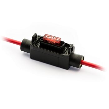 ZEKERINGHOUDER STEEKZEKERING MINI RODE DRAAD 2.5MM 2