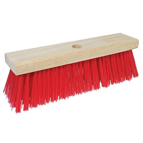 UNIMOTIVE BEZEMKOP PVC HAREN ROOD (STEEL Ø23) 30CM