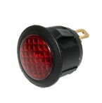 CONTROLE LICHT 20MM ROND LED BLAUW 12V
