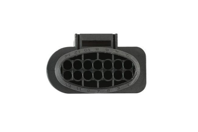 VAG CONNECTOR FEMALE OE: 6X0973717 14-WAY + TERMINALS EN SEALS (5 SETS) 4