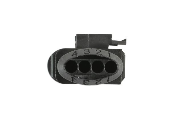 VAG CONNECTOR MALE OE: 1K0973804 4-WAY + TERMINALS EN SEALS (5 SETS) 4