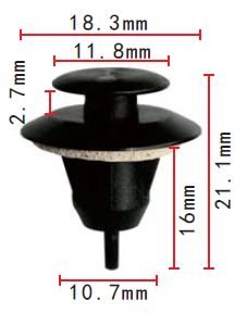 CLIP TOYOTA OE: 7549360020 2