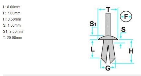 CLIP TOYOTA, LEXUS OE: 6822NK, 9046707166, 9046709204, MU000262 2