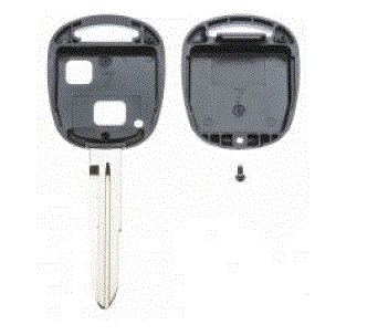 AUTOSLEUTEL LEGE BEHUIZING EXC 2 KNOPJES 2