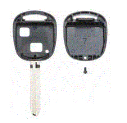 AUTOSLEUTEL LEGE BEHUIZING EXC 2 KNOPJES 2