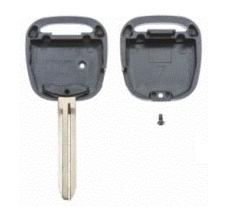 AUTOSLEUTEL LEGE BEHUIZING EXC 1 KNOPJE 2