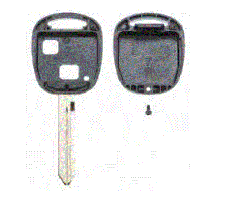 AUTOSLEUTEL LEGE BEHUIZING EXC 2 KNOPJES 2