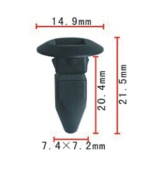 CLIP AUDI, SEAT, SKODA, VW OE: N90821401 2
