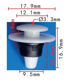CLIP VAG OE: 357853585A 2