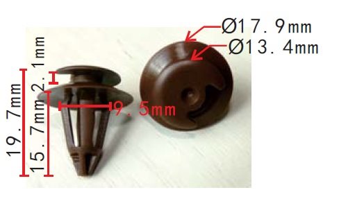 CLIP AUDI, SEAT, SKODA, VW OE: 893867290 2