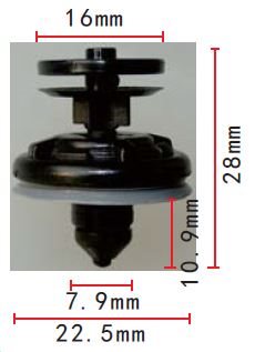 CLIP VAG OE: 6Q0868243, 6Q0868241 2