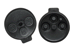 RUBBER PAD VOOR LEGE BEHUIZING 3 KNOPJES