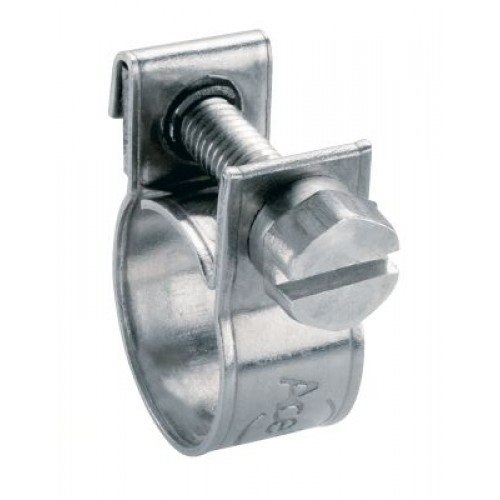 SLANGKLEM MINI STAAL ELECTROLITISCH VERZINKT 9MM 10-12MM