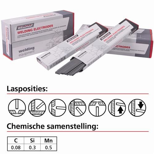 LASELEKTRODE E 6013 S Ø 2,50 X 350