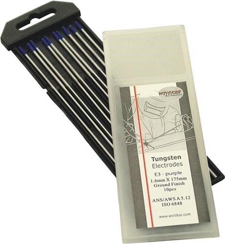 WOLFRAM ELEKTRODE E3 ( LILA / PAARS ) 3,2MM
