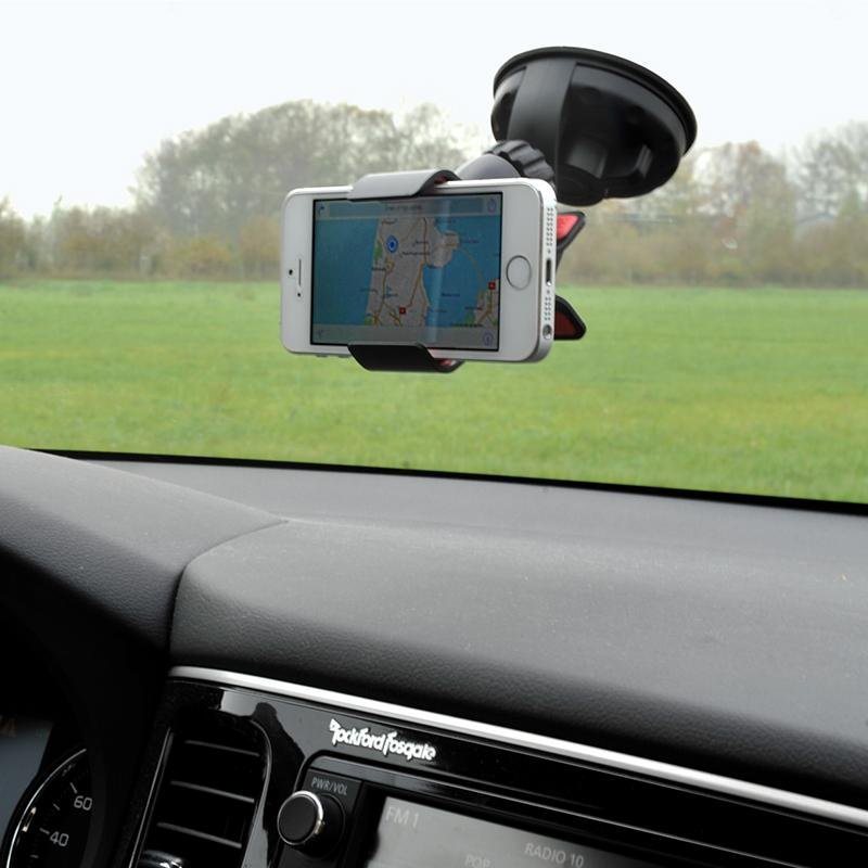 UNIVERSELE GPS/GSM HOUDER MET ZUIGNAP