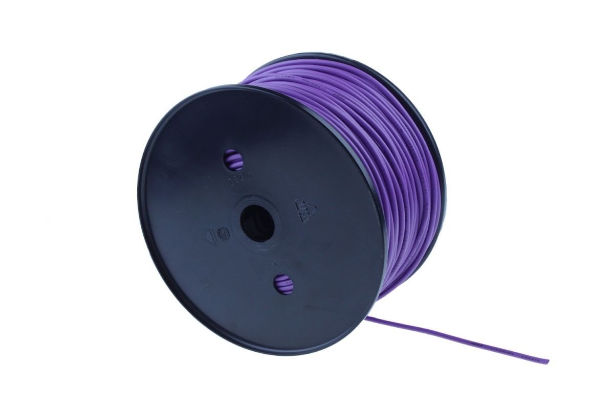 ENKELADERIGE KABEL PVC 0,75MM2 PAARS (1M-100/ROL) 3