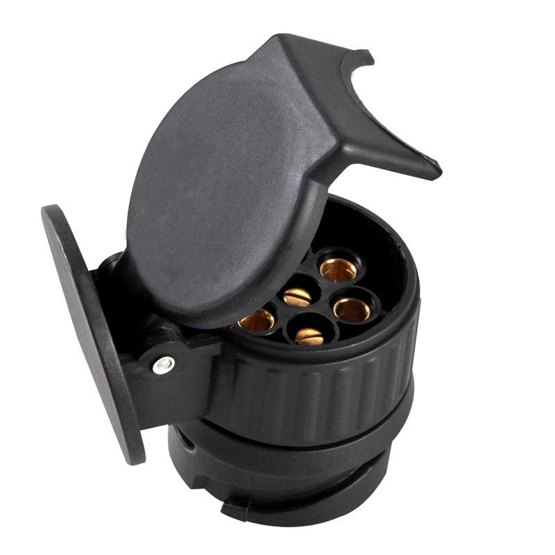 12V ADAPTERSTEKKER (13/7) KORT VAN 13 NAAR 7 POLIG TYPE JAEGER - BULK
