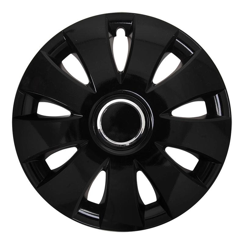 WIELDOPSET AURA ZWART 15 INCH 4 STUKS IN DISPLAYDOOS
