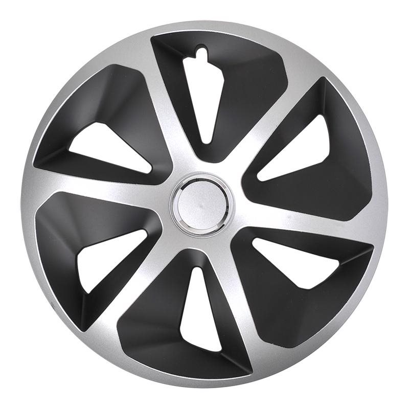 WIELDOPSET ROCO ZILVER/ZWART 15 INCH 4 STUKS IN DISPLAYDOOS
