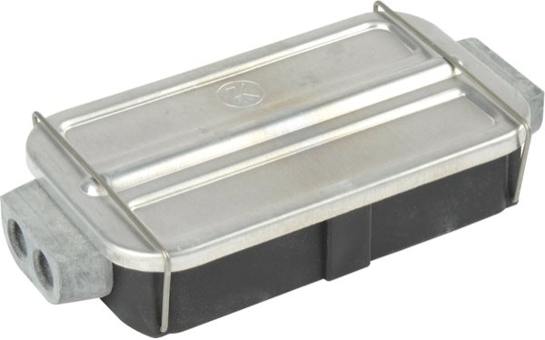 KABELVERBINDINGSDOOS / VERDEELDOOS KUNSTSTOF 4-POLIG ALUMINIUM DEKSEL