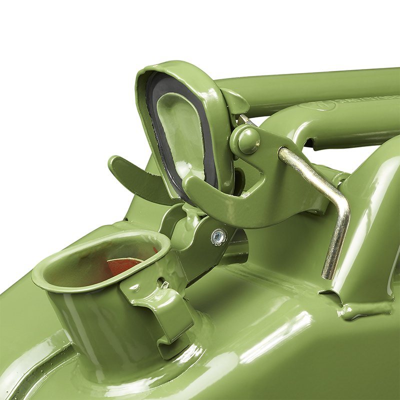 JERRYCAN METAAL GROEN UN- & TÜV/GS-GEKEURD 10 LITER 3