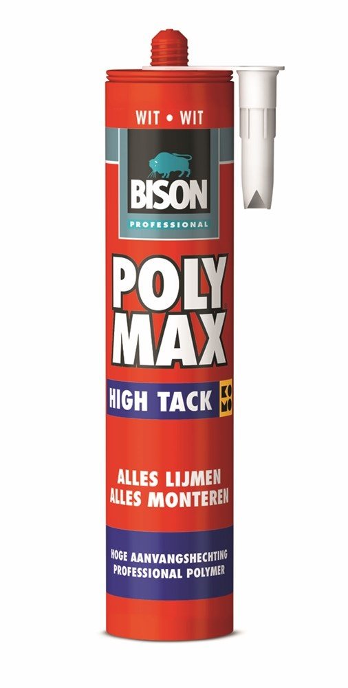 BISON PROFESSIONAL POLY MAX HIGH TACK KOKER  WIT
