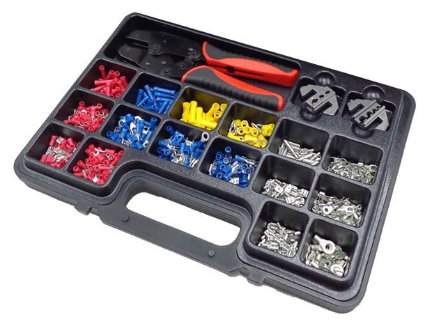 ASSORTIMENT VOOR KABELSCHOENEN + TOOL 1000-DELIG