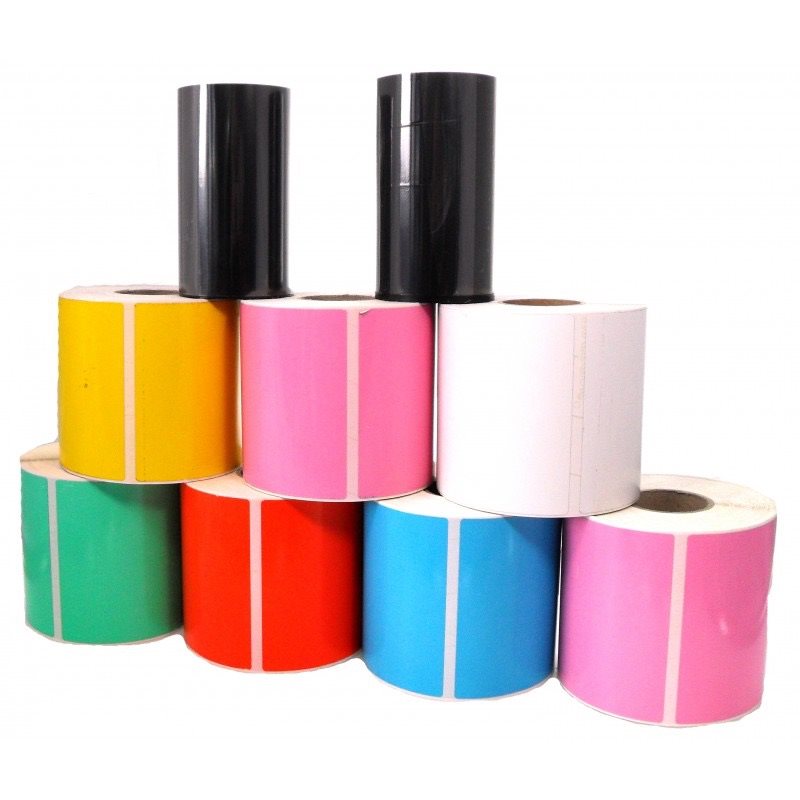 BANDENETIKET A6 FORMAAT BLAUW