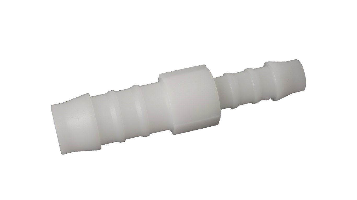 SLANGVERBINDER RECHT VERLOOP 12-8MM