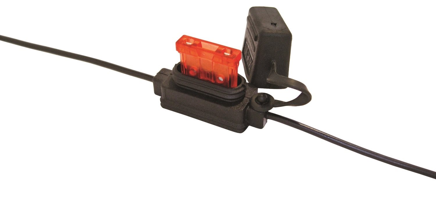 ZEKERINGHOUDER STEEKZEKERING NORM ZWARTE DRAAD 1.5MM