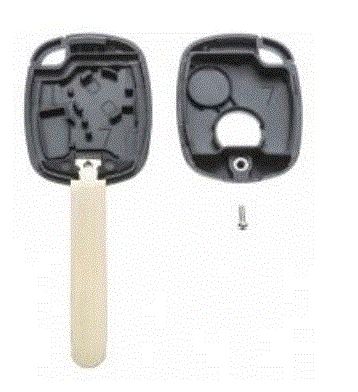 AUTOSLEUTEL LEGE BEHUIZING EXC 1 KNOPJE 2