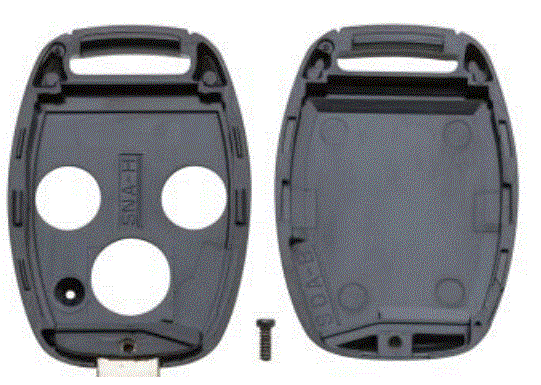 AUTOSLEUTEL LEGE BEHUIZING EXC 3 KNOPJES 2