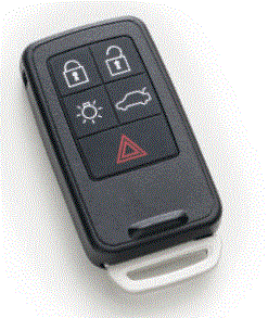 AUTOSLEUTEL AFSTANDSBEDIENING 5 KNOPJES