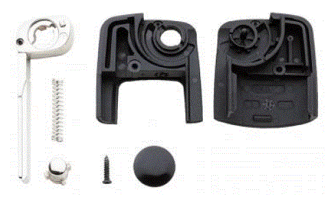 AUTOSLEUTEL LEGE BEHUIZING FLIP KEY 2
