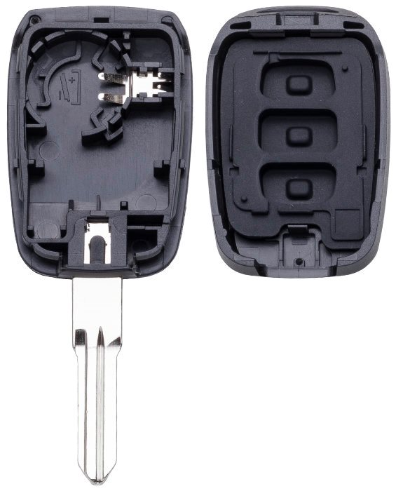 AUTOSLEUTEL DACIA -LEGE BEHUIZING- INCLUSIEF 3 BUTTONS 2