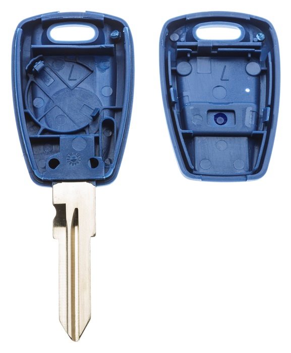 AUTOSLEUTEL FIAT -LEGE BEHUIZING- INCLUSIEF 1 BUTTON